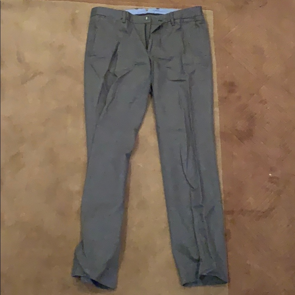 Bonobos Charcoal Gray Slim Straight Chinos